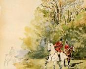 亨利德土鲁斯罗特列克 - Hunting